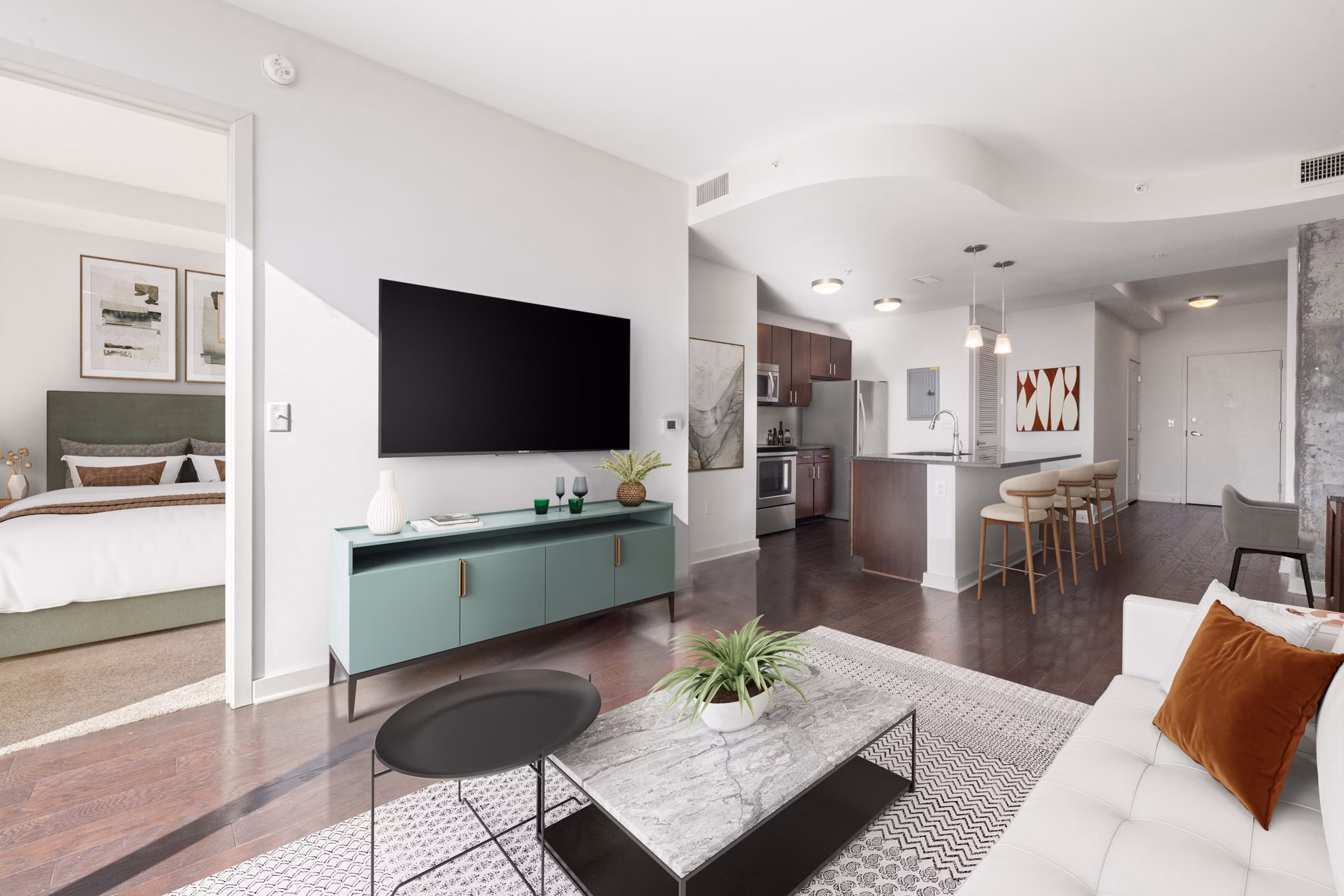 rendering at Skyhouse Raleigh Apartments