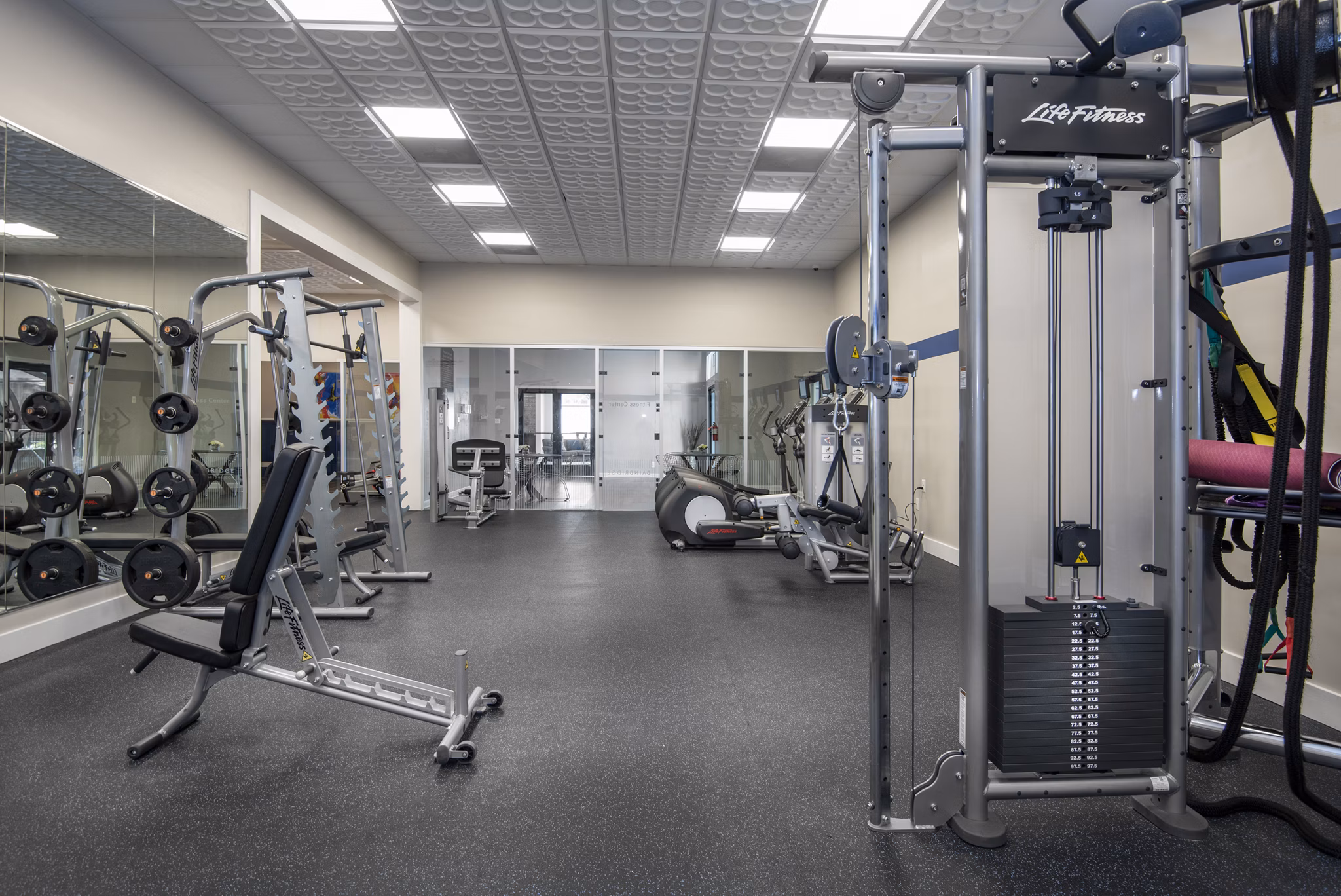 fitness center at Avana Bellemeade Apartments