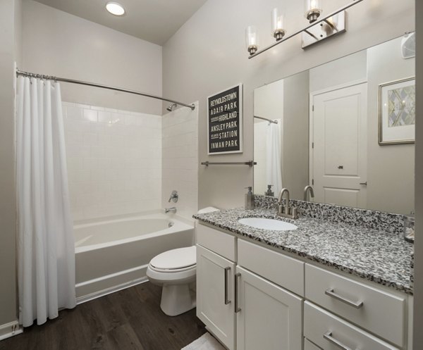 bathroom at Ardmore & 28th Apartments