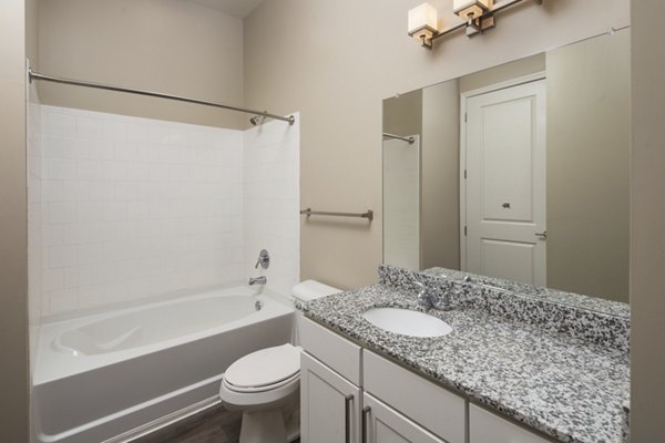 bathroom at Ardmore & 28th Apartments
