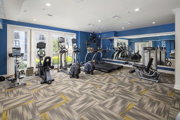 Fitness center with state-of-the-art equipment at Ardmore & 28th Apartments