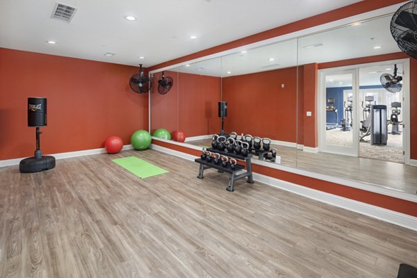 fitness center at Ardmore & 28th Apartments