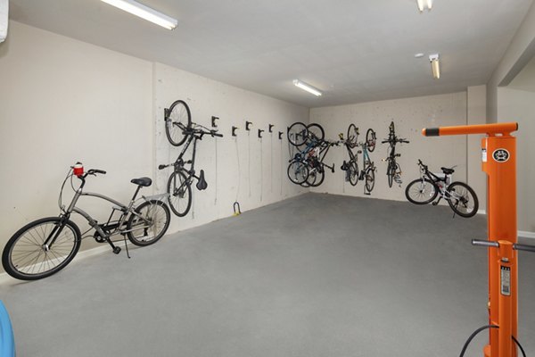 Bike storage at Ardmore & 28th Apartments