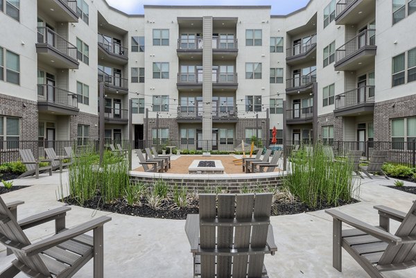 grill area at The Savoy Apartments Apartments