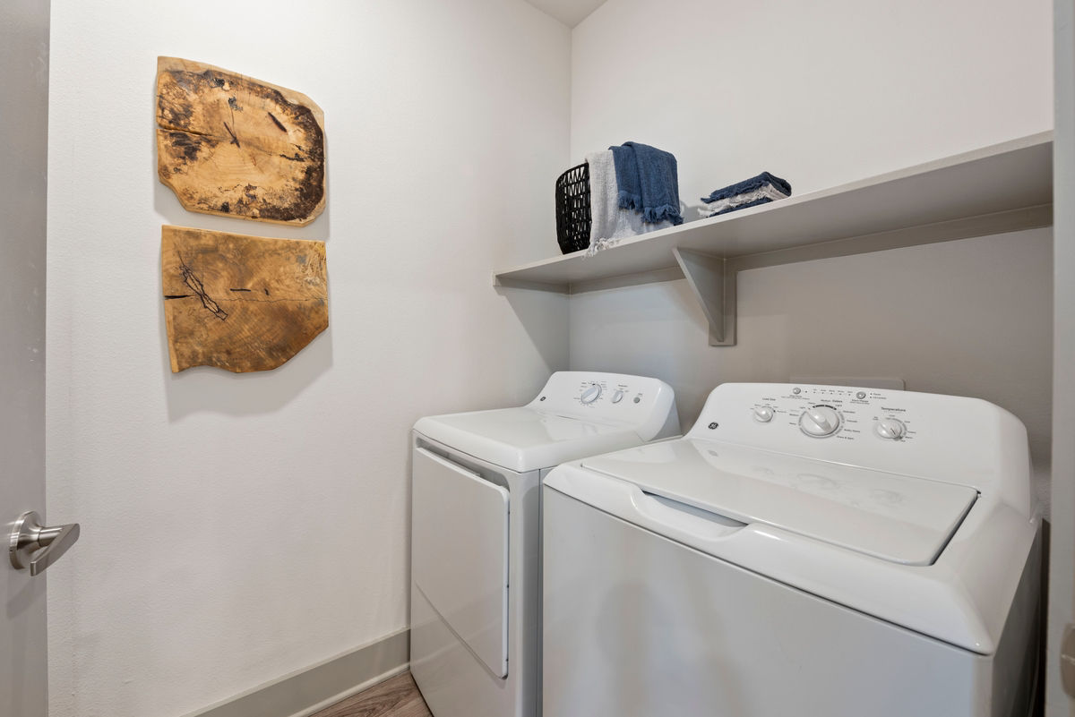 Laundry room at Rye Heights