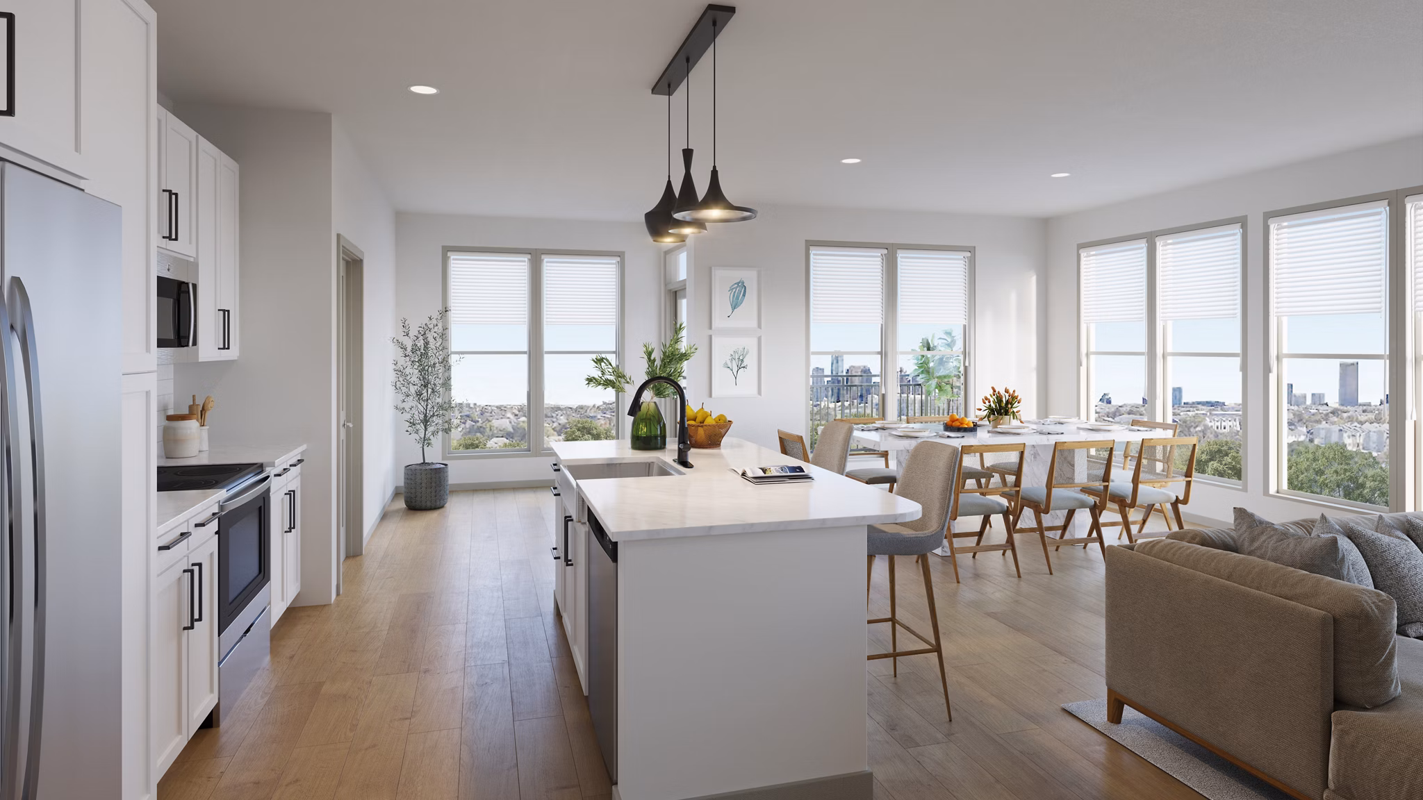 rendering at Rye Heights Apartments