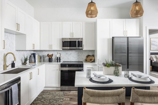 kitchen at Broadstone Marina Bay Apartments