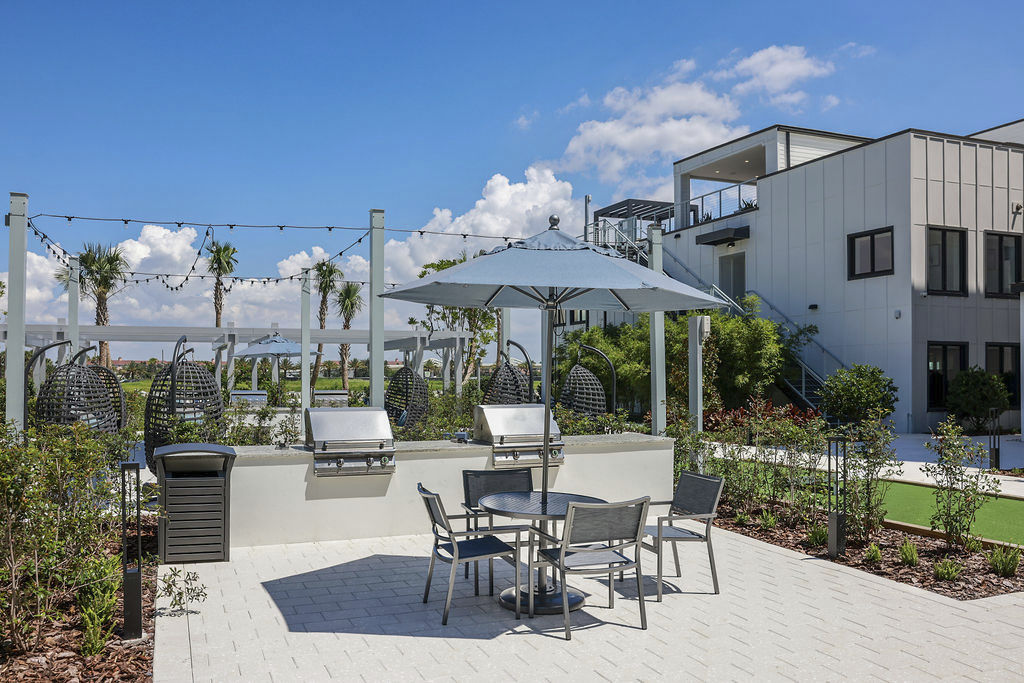 Grill area at Broadstone Marina Bay