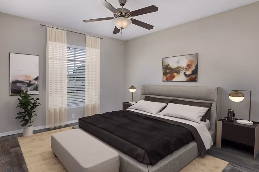 bedroom at Highpoint Club Apartments