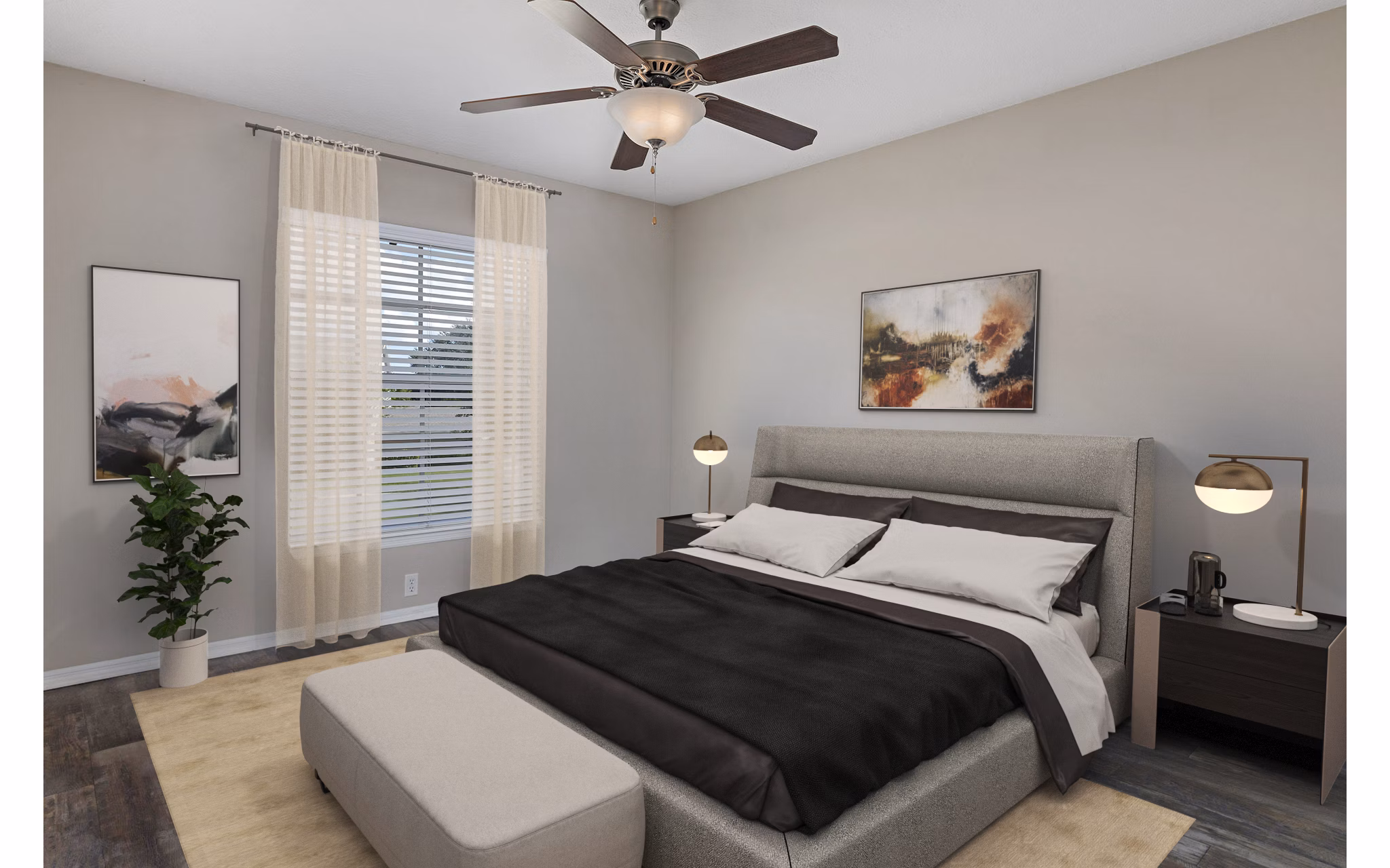 bedroom at Highpoint Club Apartments