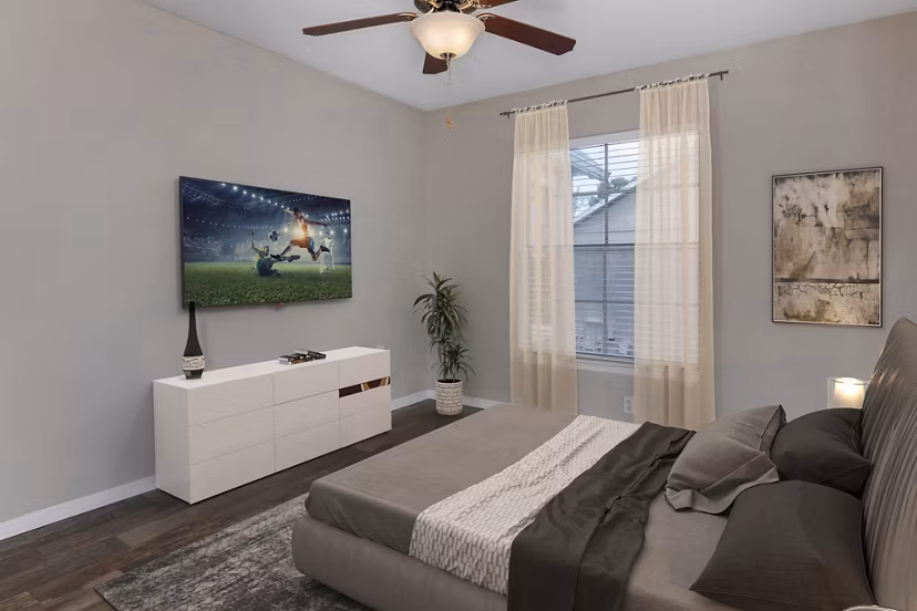 bedroom at Highpoint Club Apartments