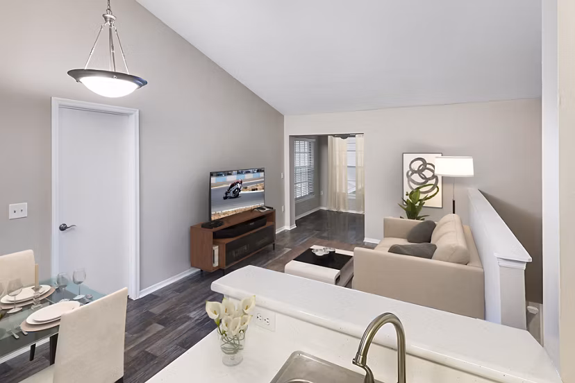 living room at Highpoint Club Apartments