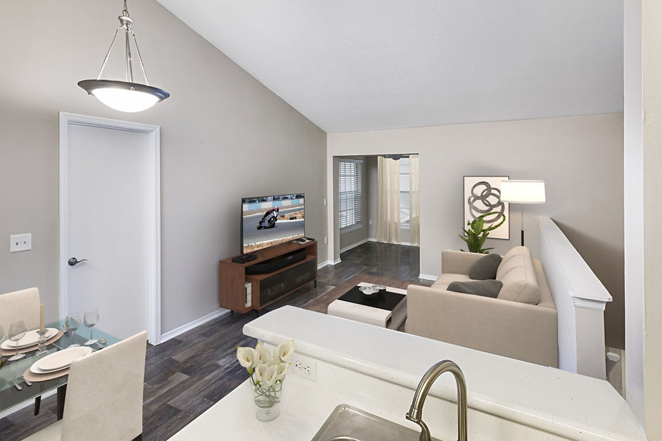 living room at Highpoint Club Apartments