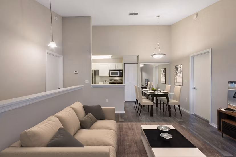 living room at Highpoint Club Apartments