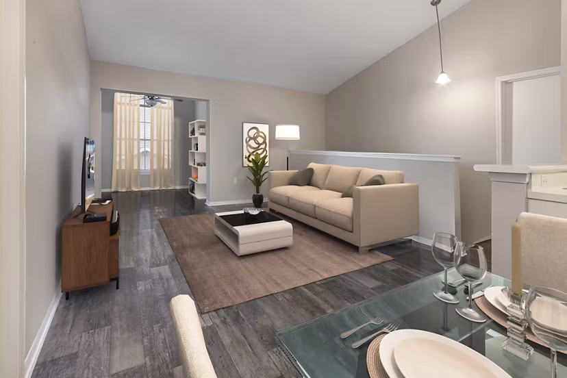 living room at Highpoint Club Apartments