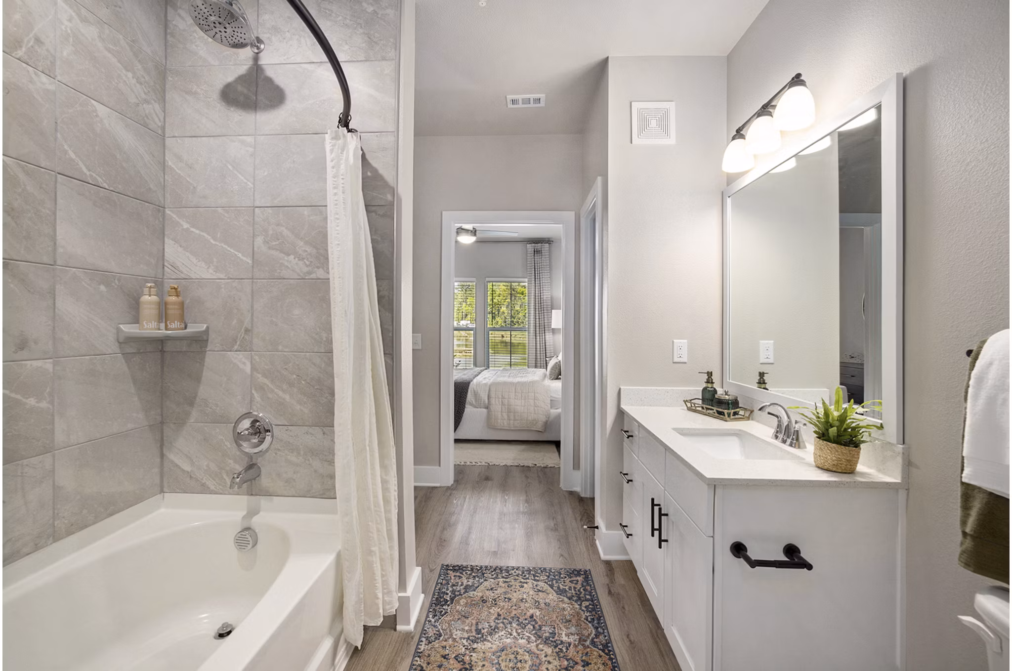bathroom at Satori West Ashley Apartments