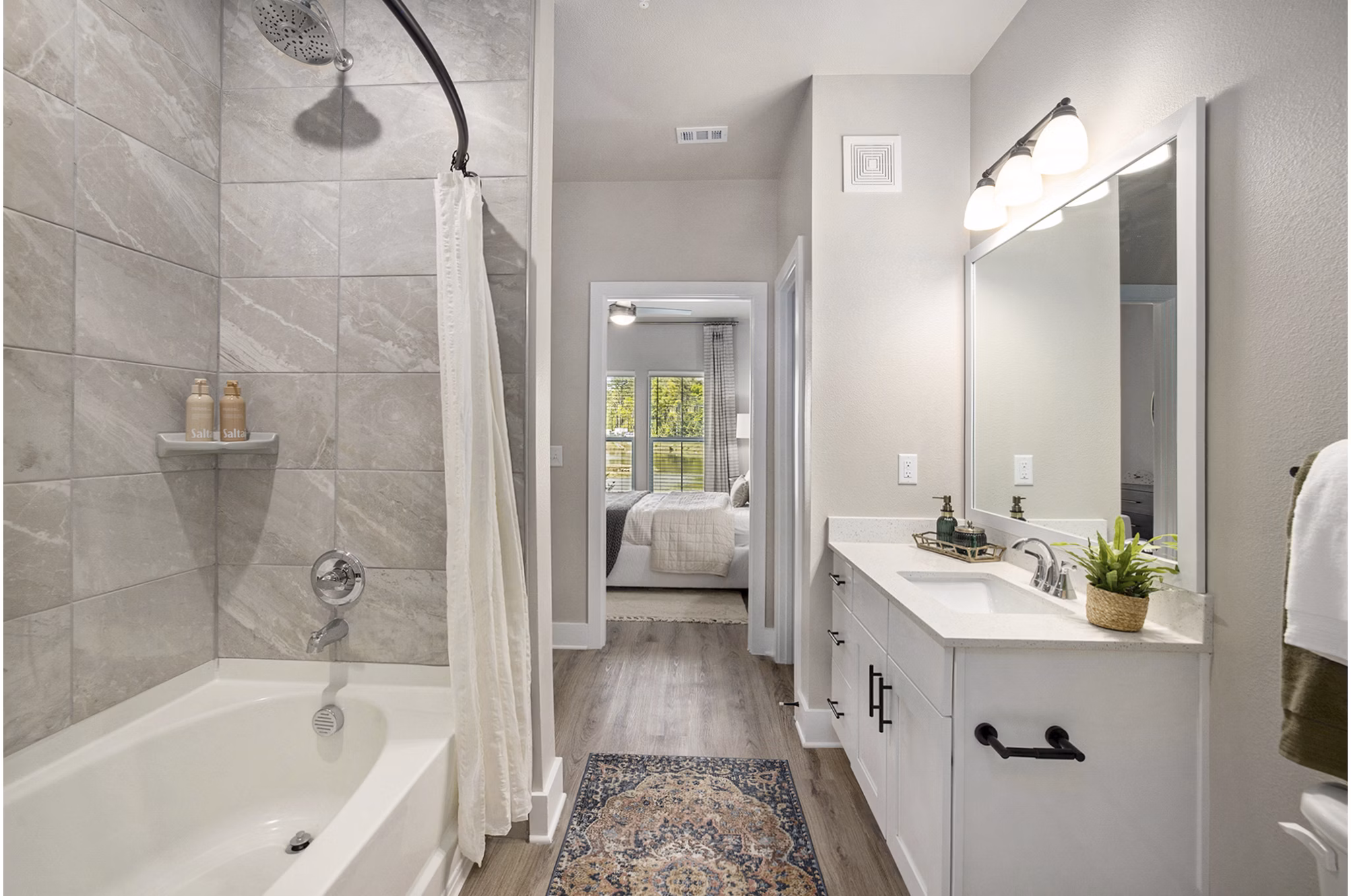 bathroom at Satori West Ashley Apartments
