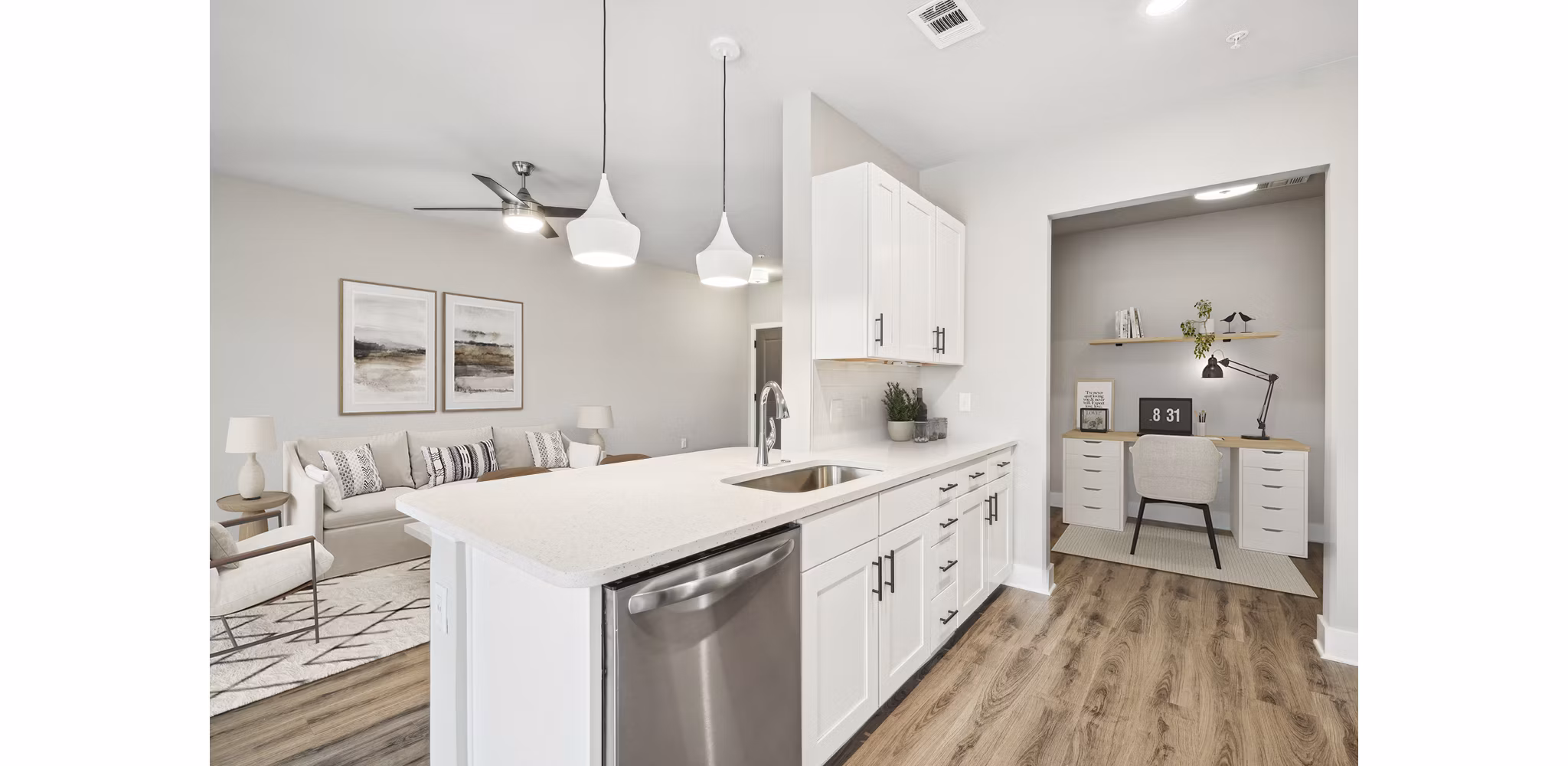 kitchen at Satori West Ashley Apartments