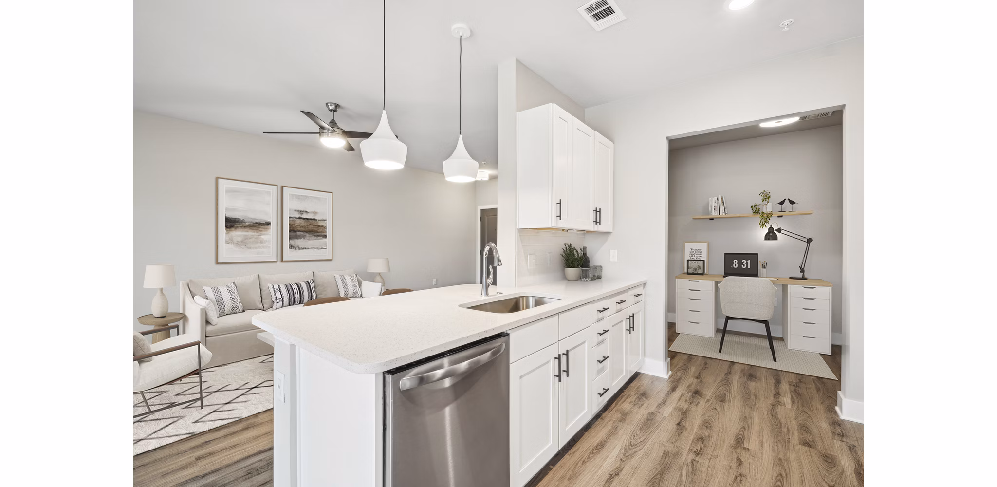 kitchen at Satori West Ashley Apartments