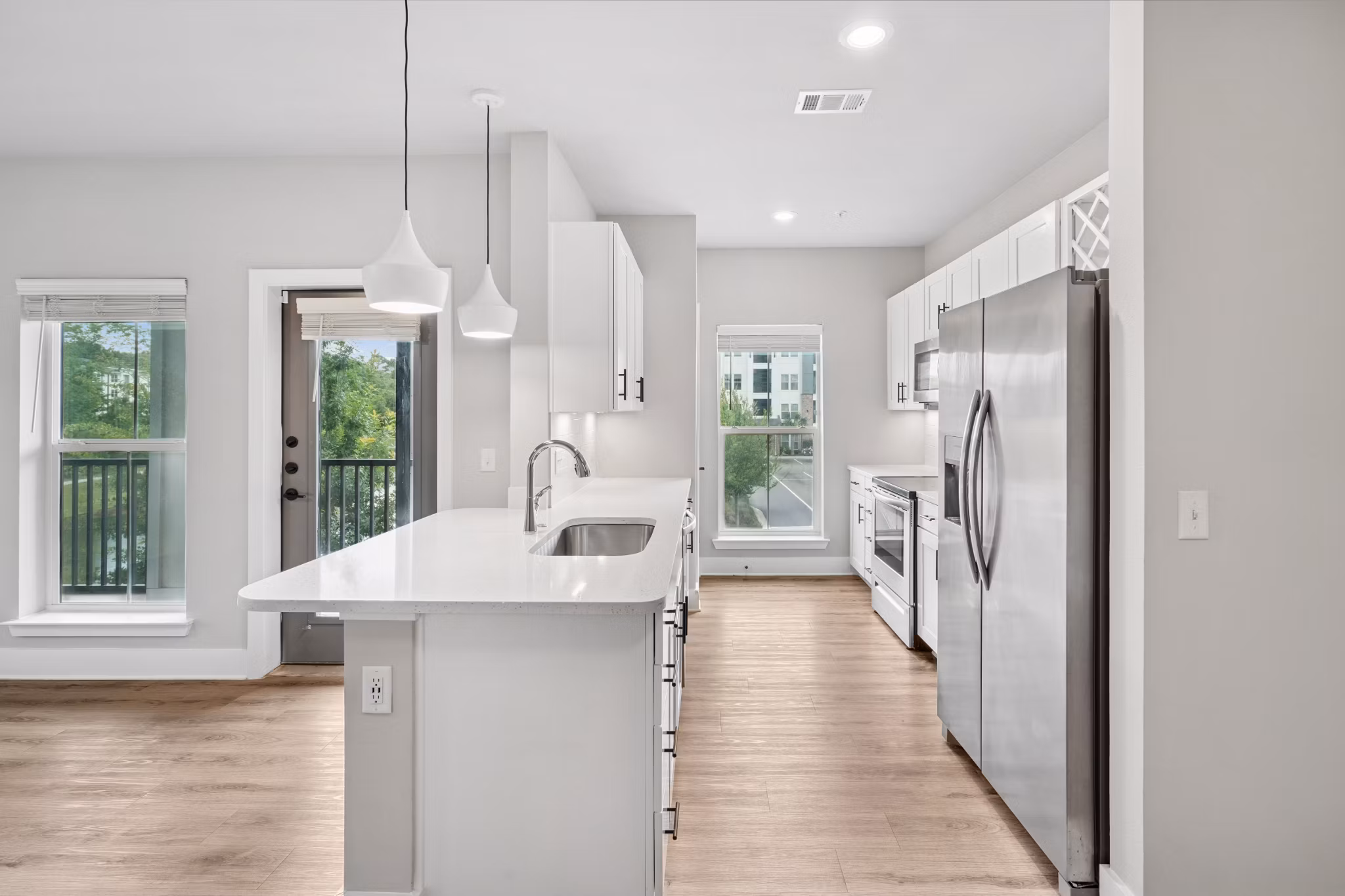 kitchen at Satori West Ashley Apartments