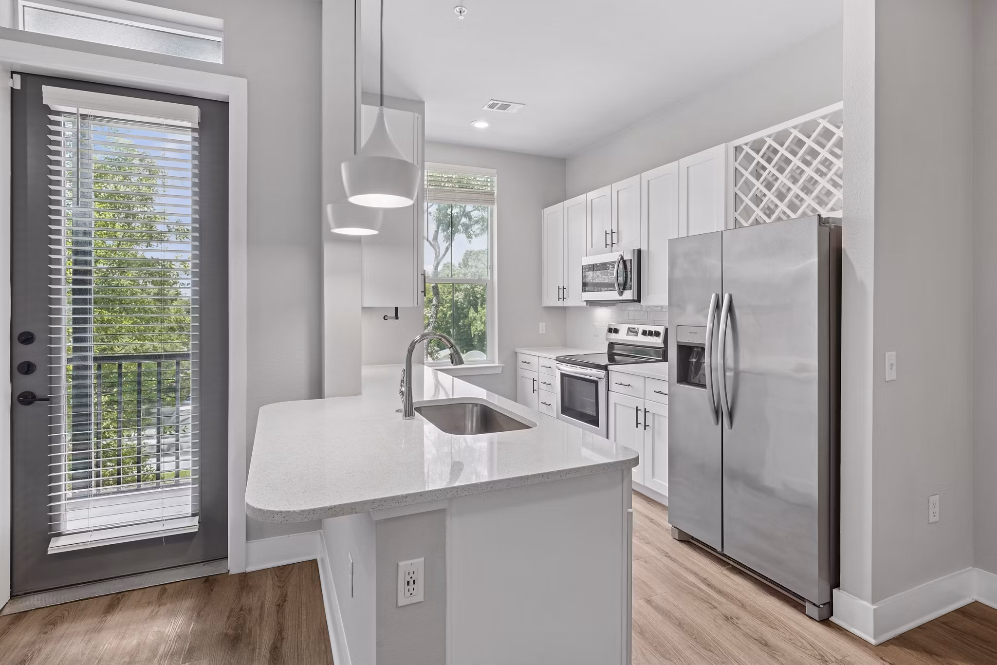 kitchen at Satori West Ashley Apartments