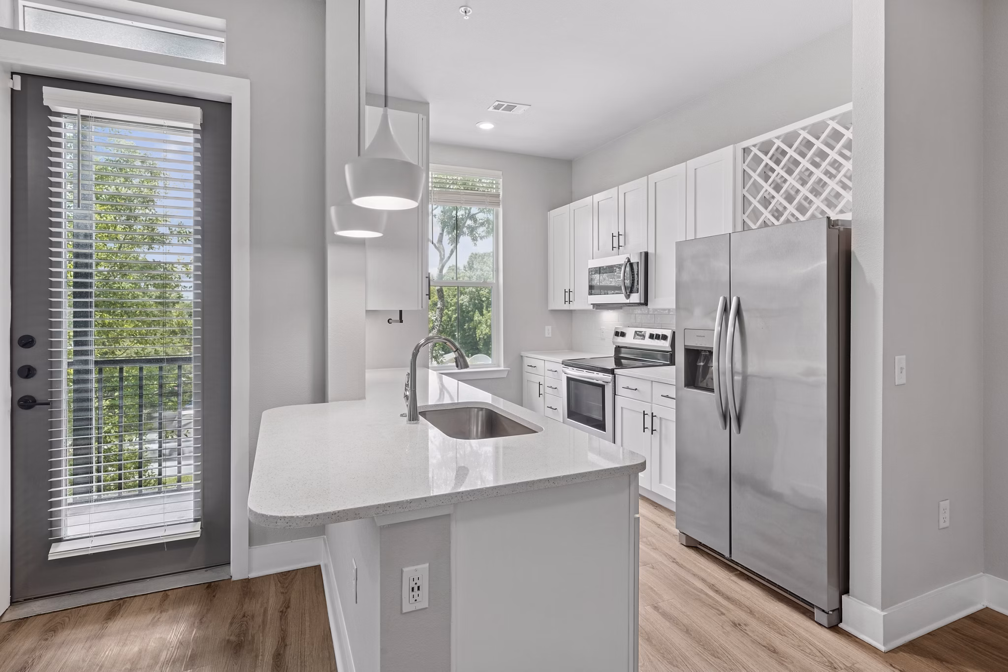 kitchen at Satori West Ashley Apartments