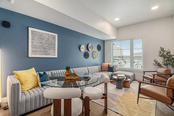 dining room at The Riv Apartments