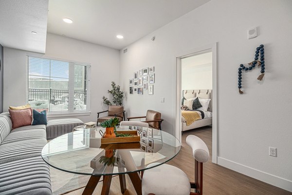 dining room at The Riv Apartments