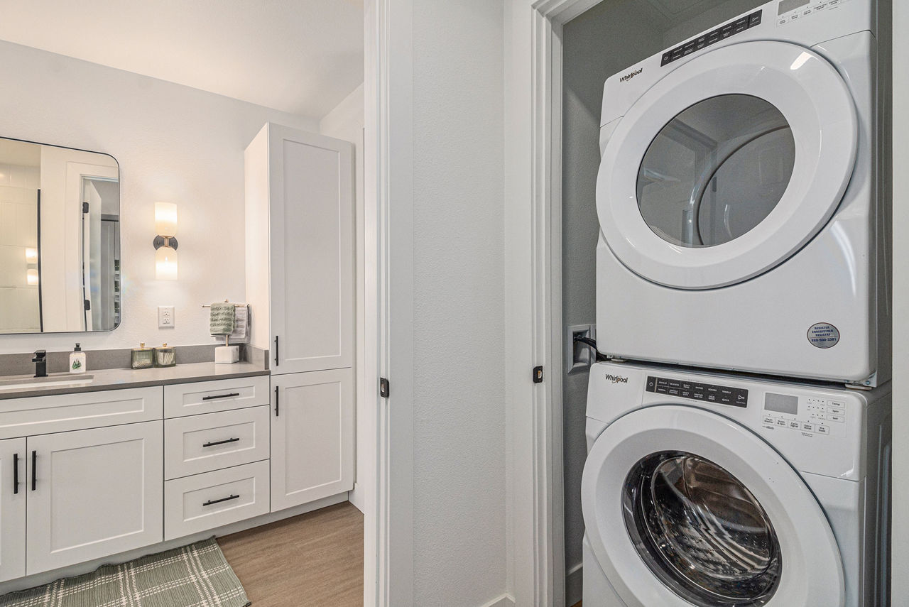 Laundry room at The Riv
