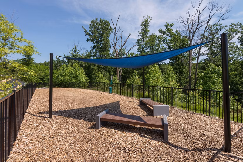 Leash-free dog park at The Victor Stonebridge Apartments offering a fun play area for pets and residents