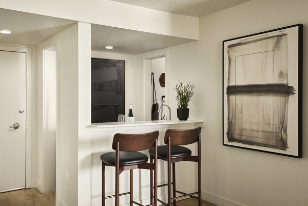 Elegant clubhouse with modern furnishings at Dolphin Marina Apartments featuring luxury amenities