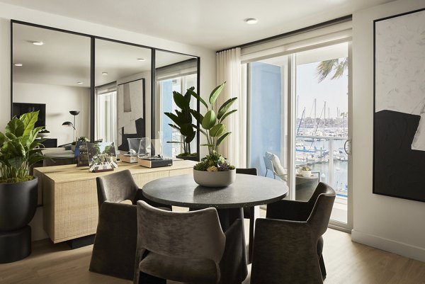 dining room at Dolphin Marina Apartments