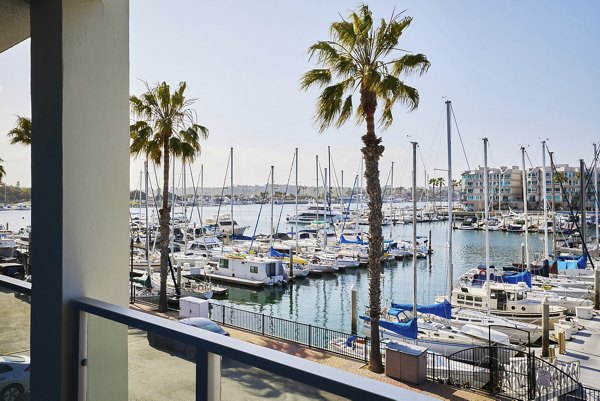 patio at Dolphin Marina Apartments