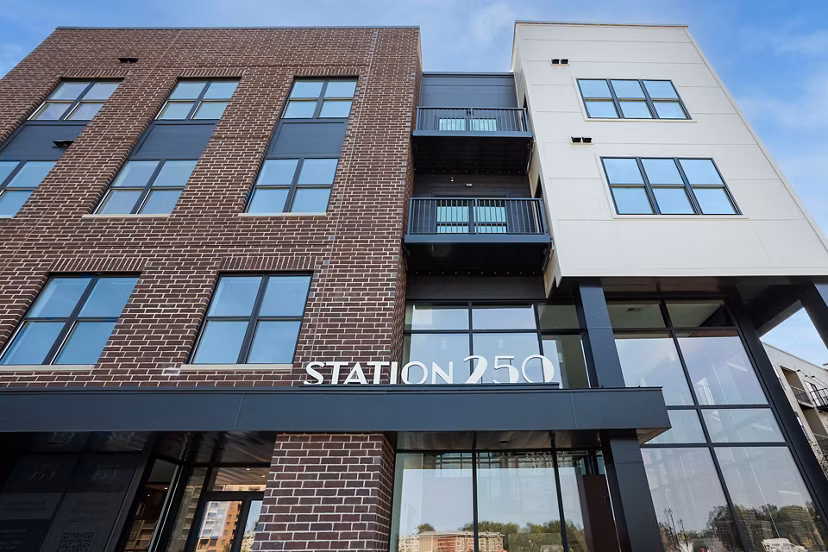 exterior at Station 250 Apartments 