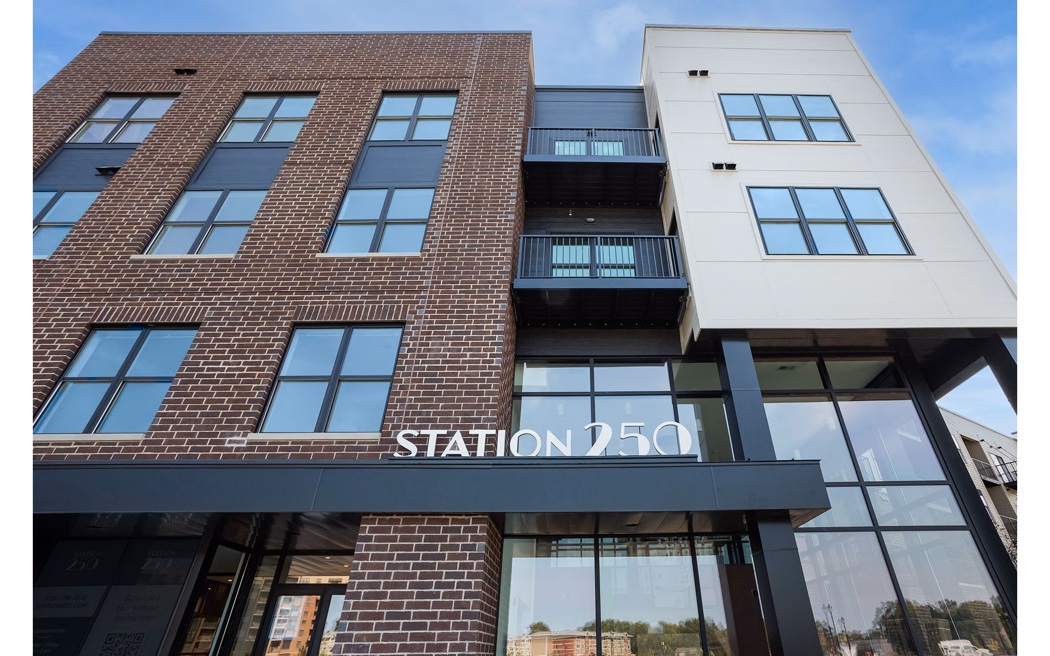 exterior at Station 250 Apartments 