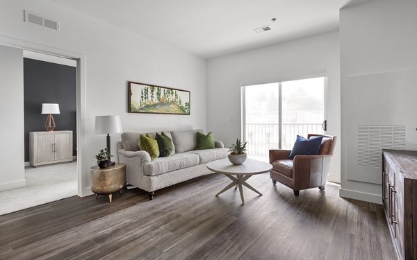 living room at Station 250 Apartments 