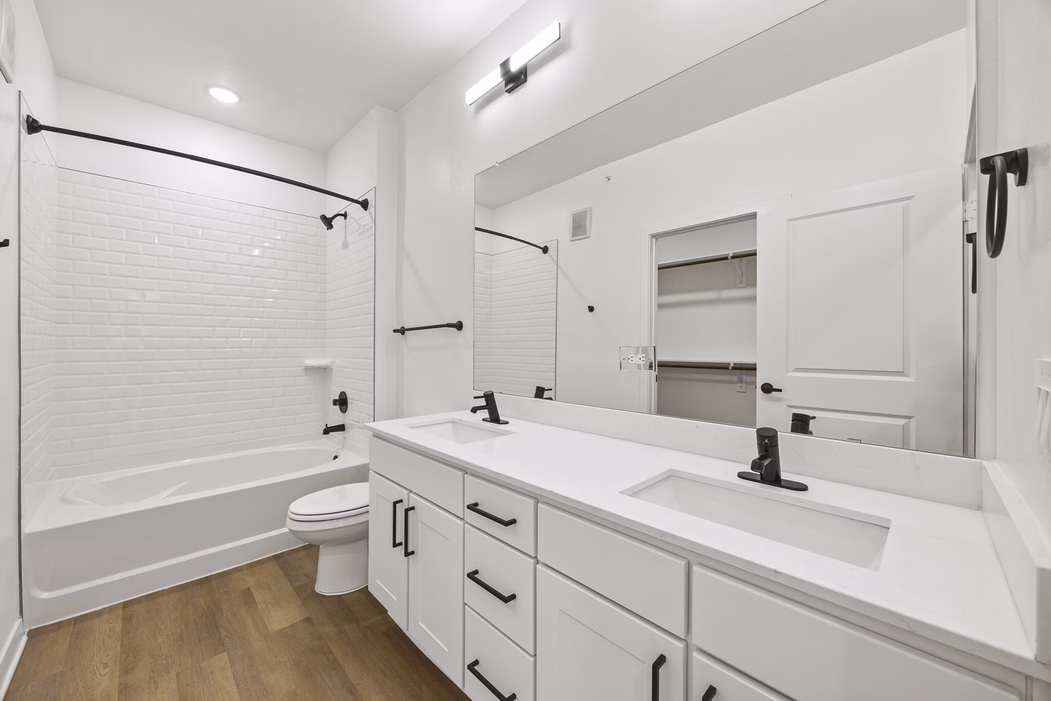 bathroom at Birchway Sherman Apartments