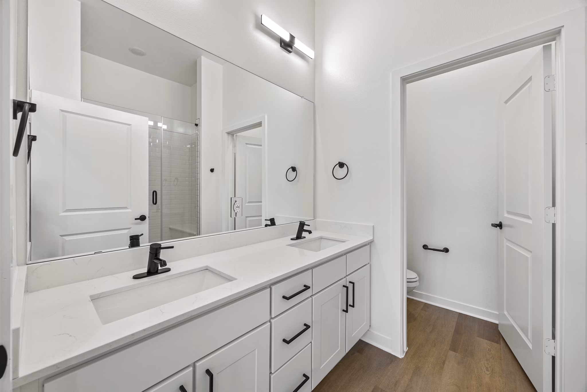 bathroom at Birchway Sherman Apartments