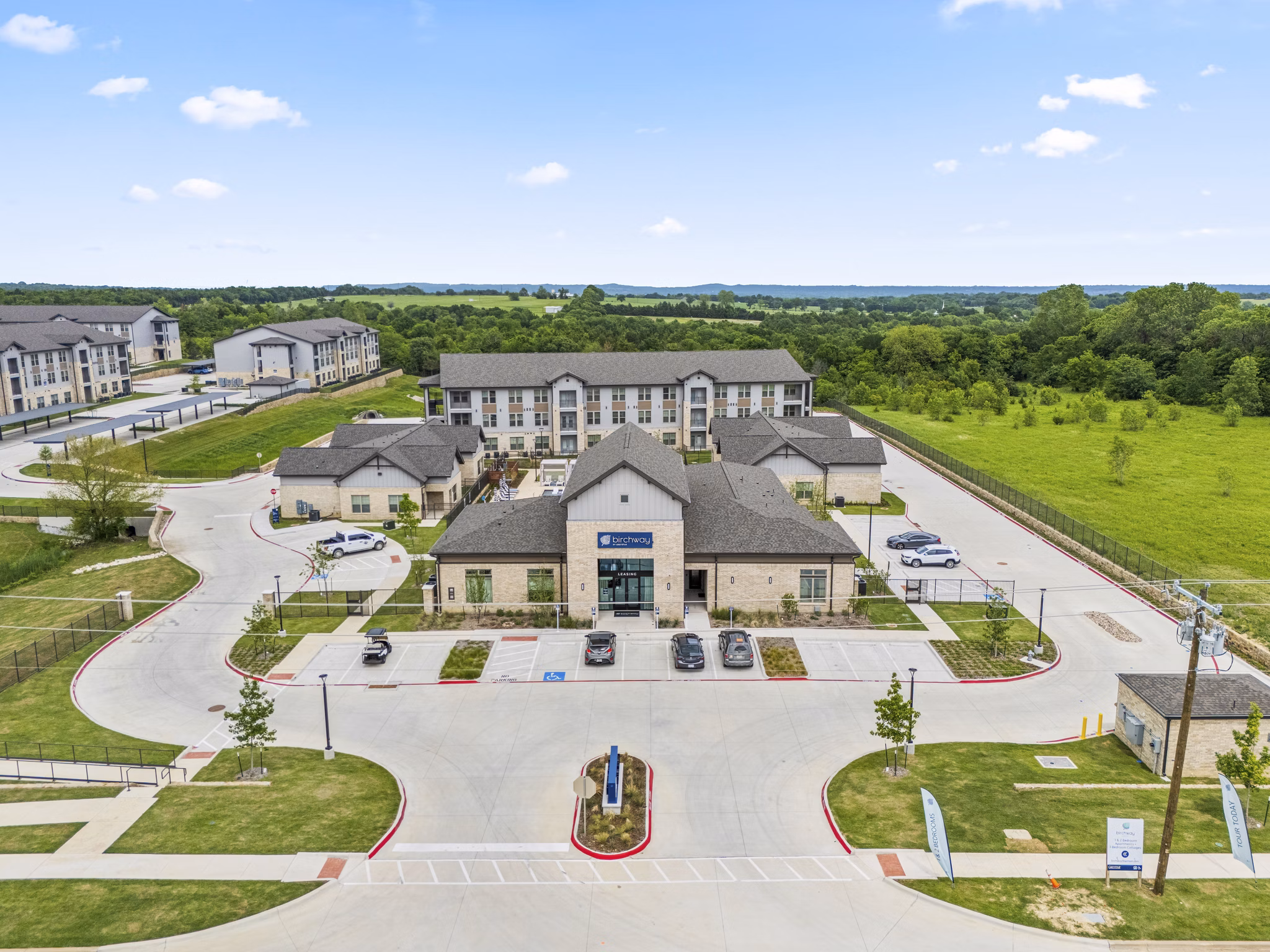 clubhouse at Birchway Sherman Apartments