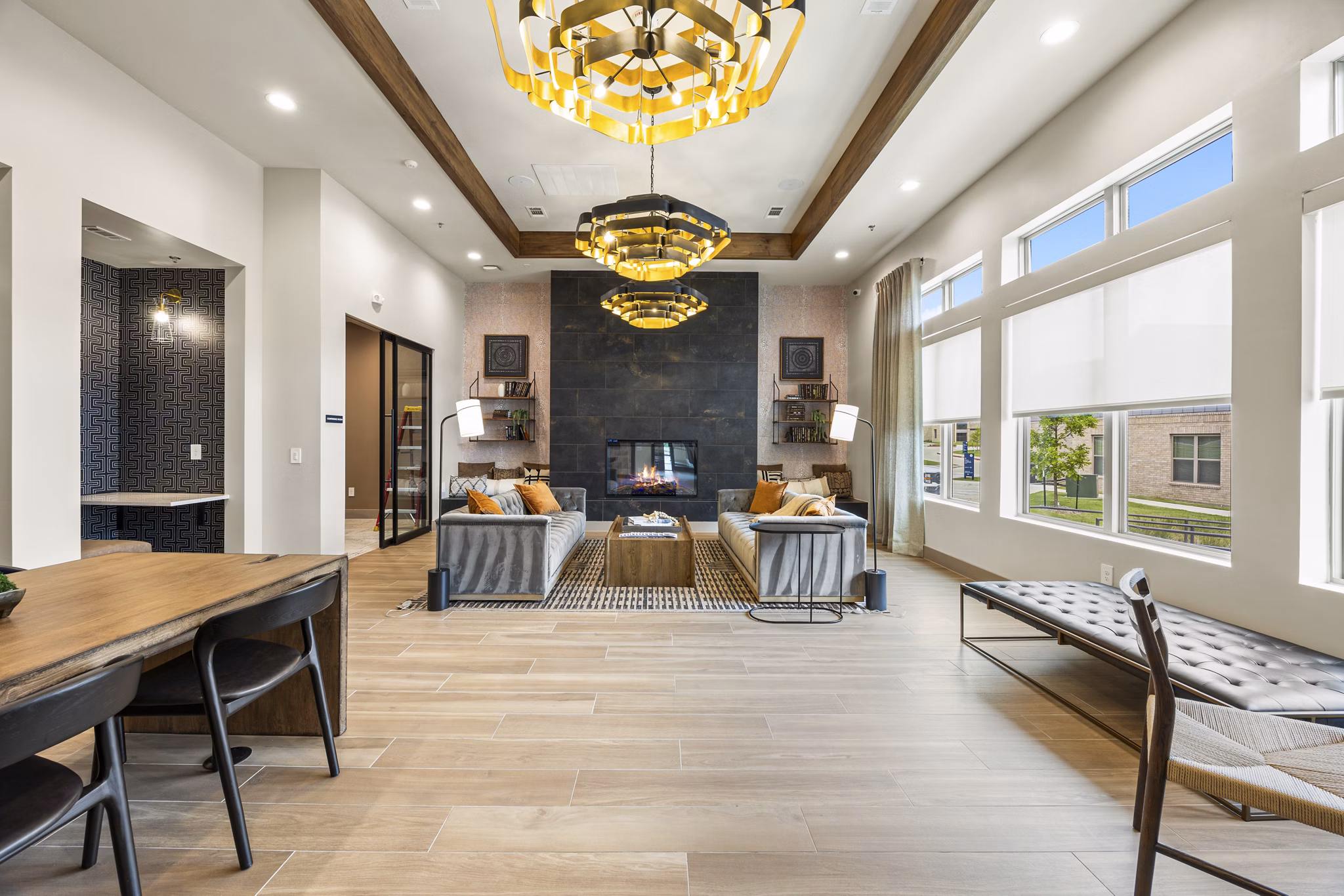 clubhouse at Birchway Sherman Apartments