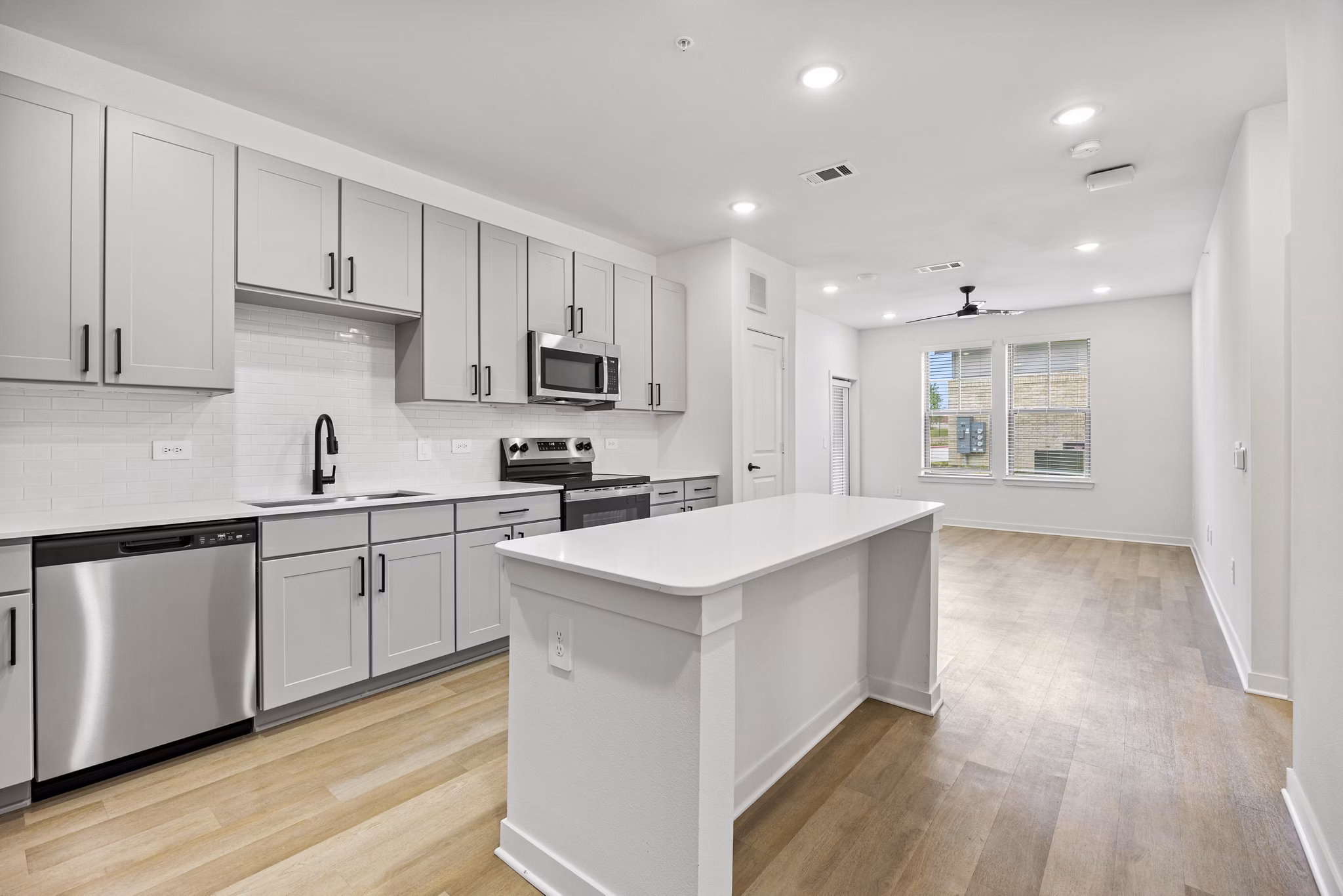kitchen at Birchway Sherman Apartments