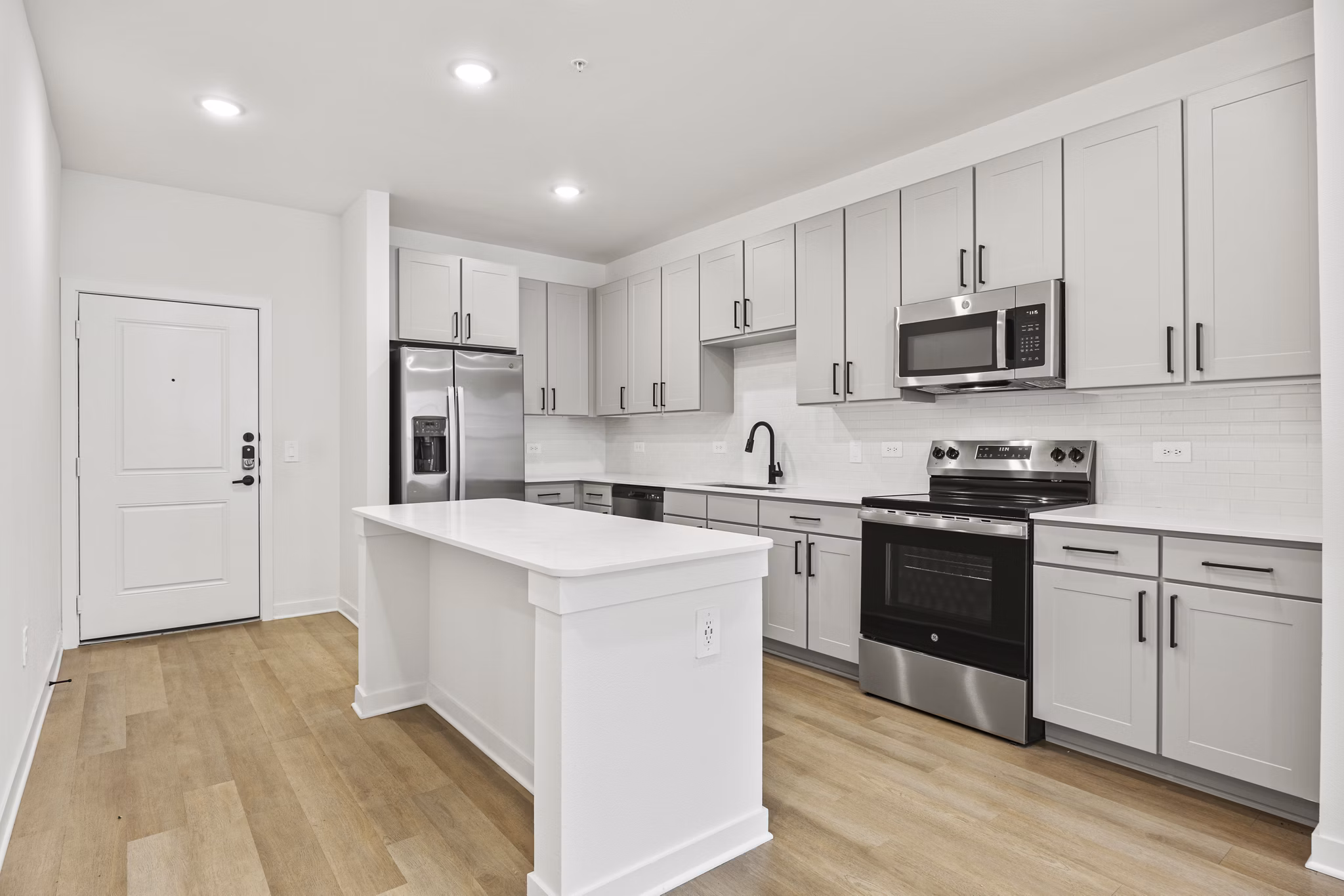 kitchen at Birchway Sherman Apartments