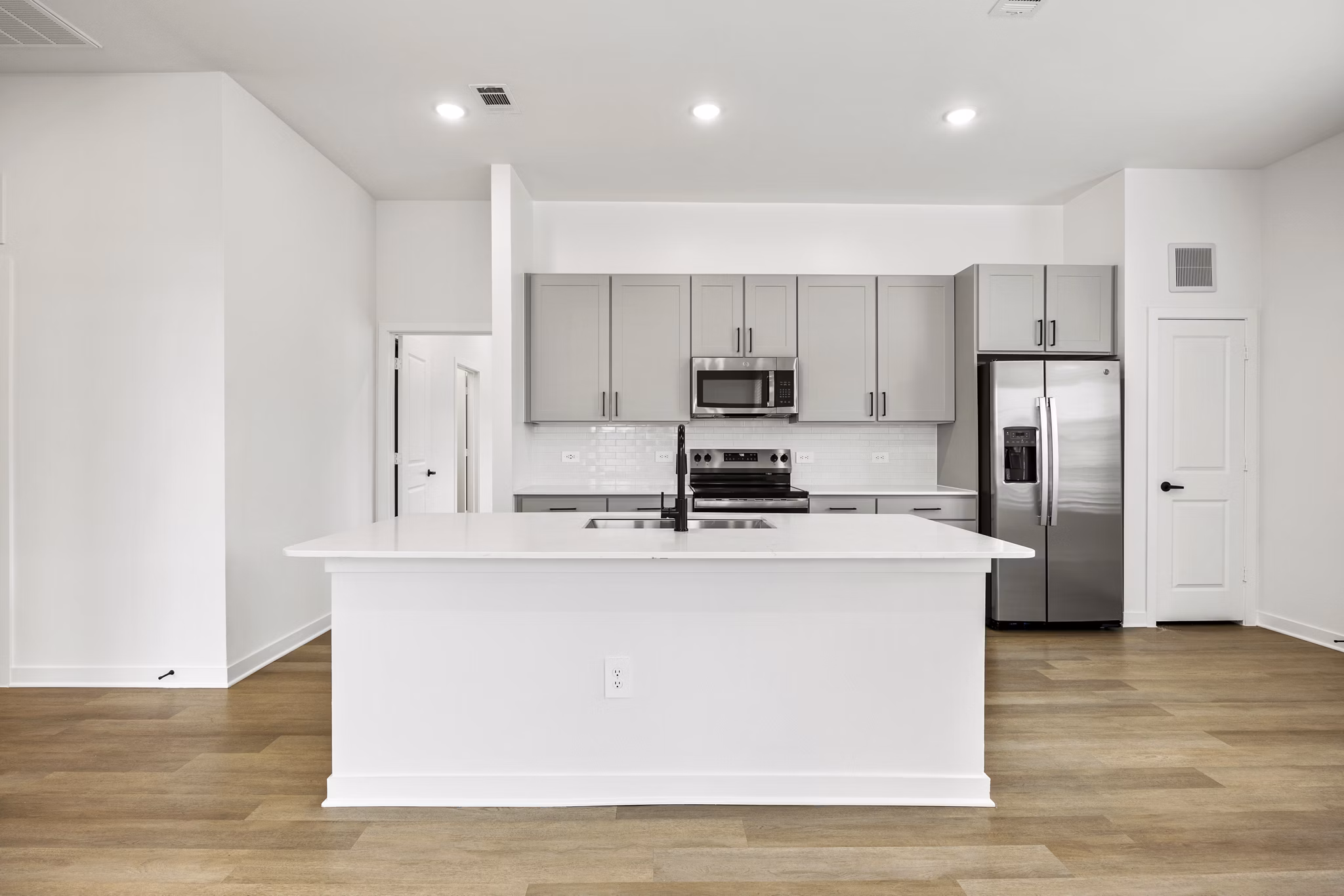 kitchen at Birchway Sherman Apartments