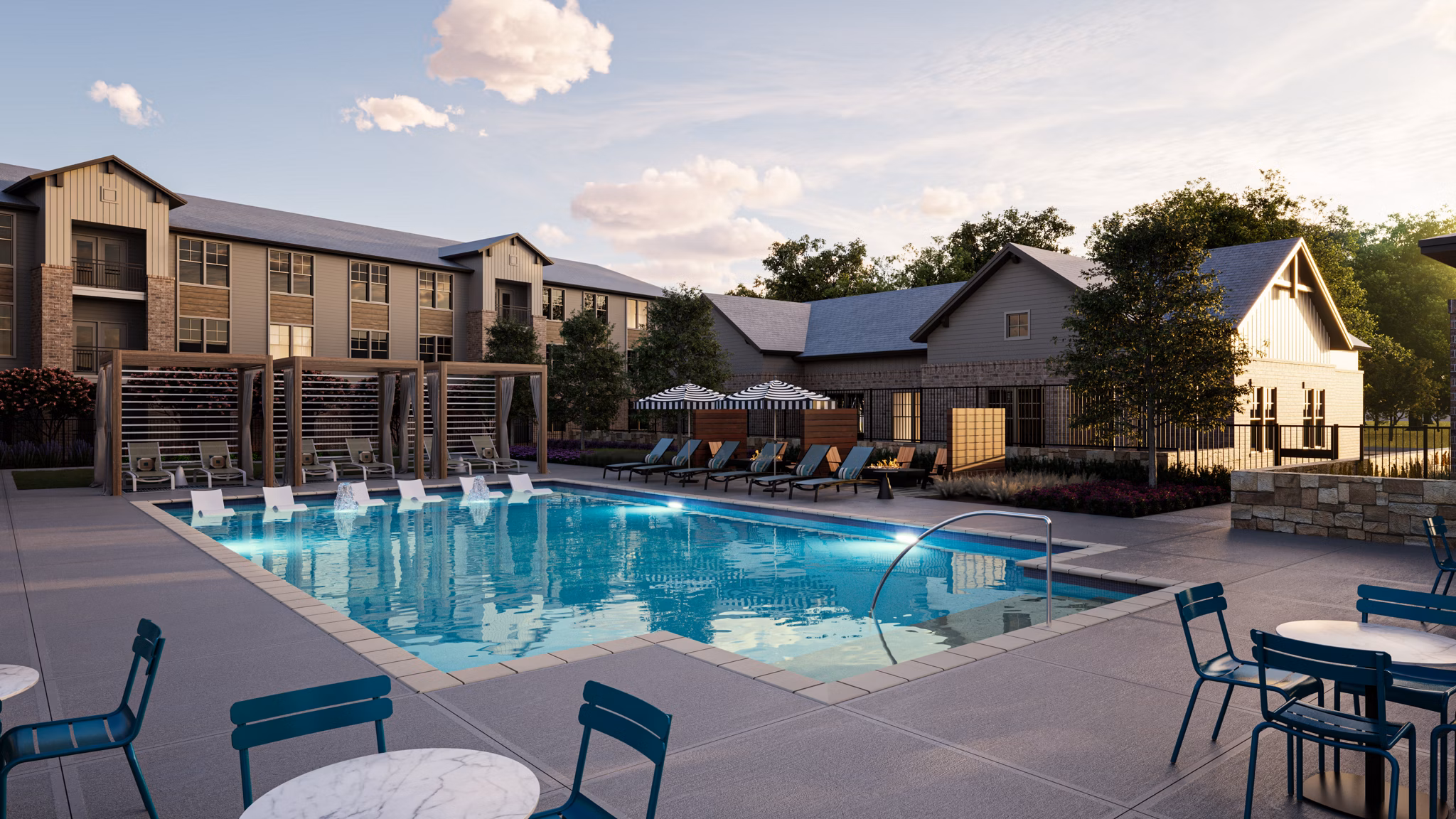 rendering at Birchway Sherman Apartments 