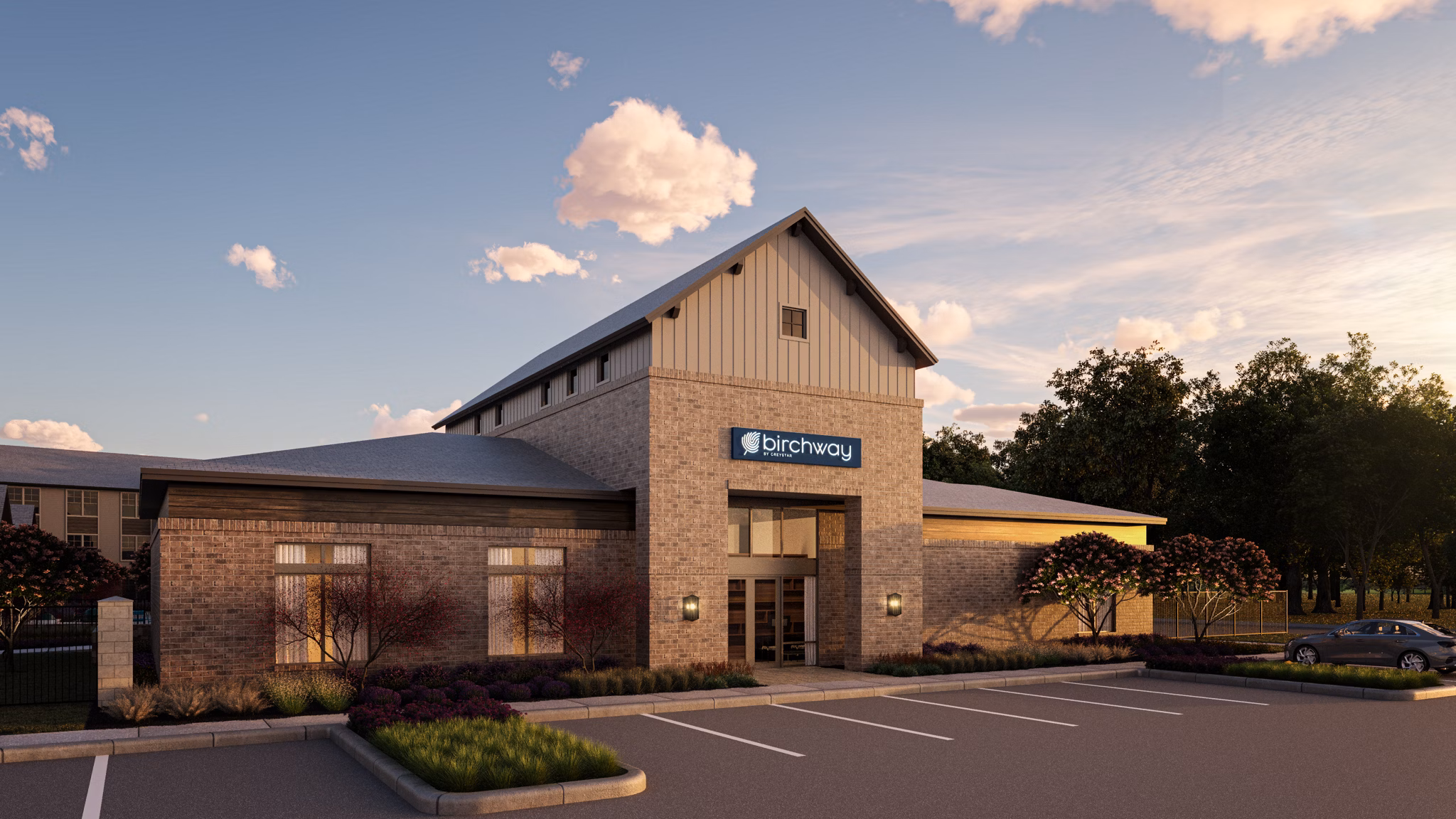 rendering at Birchway Sherman Apartments 
