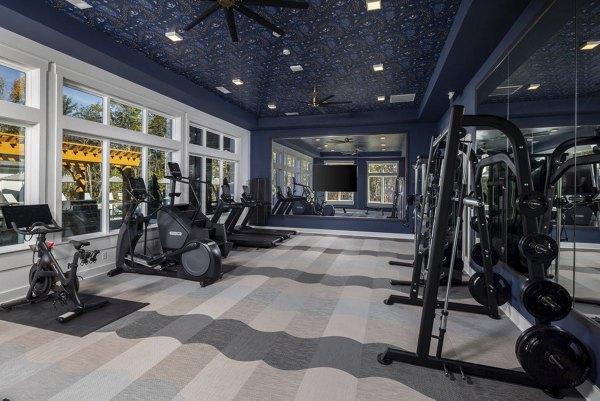 fitness center at Prose Gainesville Apartments 