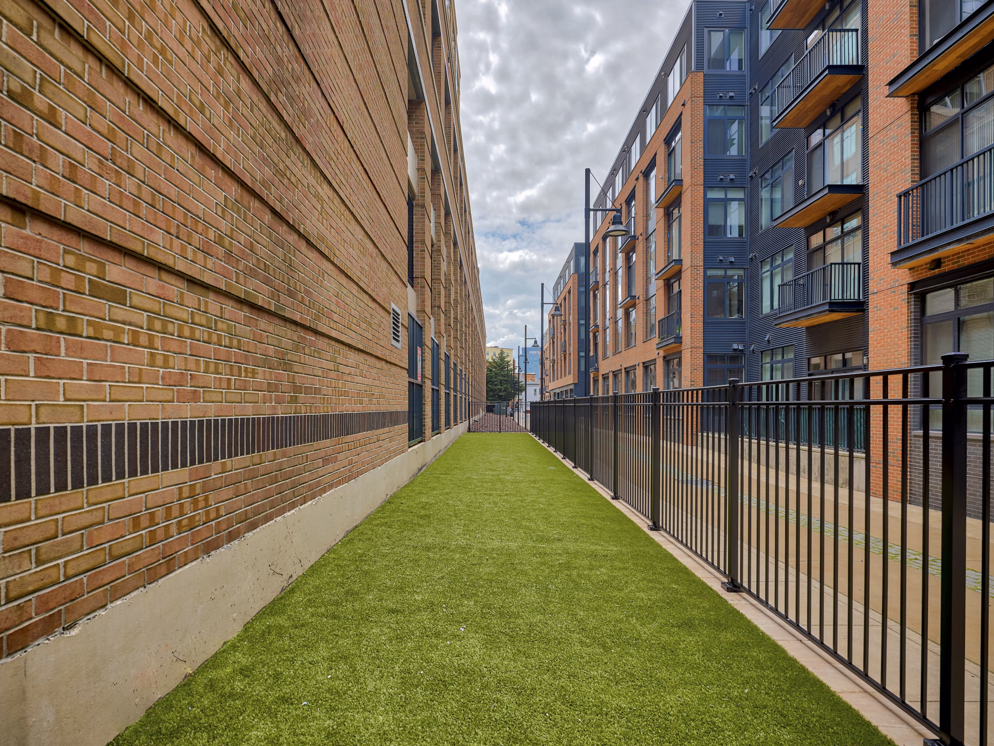 recreational area at The Crescent at Fells Point Apartments