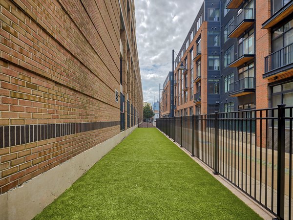 recreational area at The Crescent at Fells Point Apartments