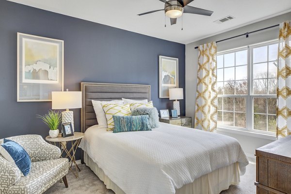 bedroom at Villas at Old Concord Apartments