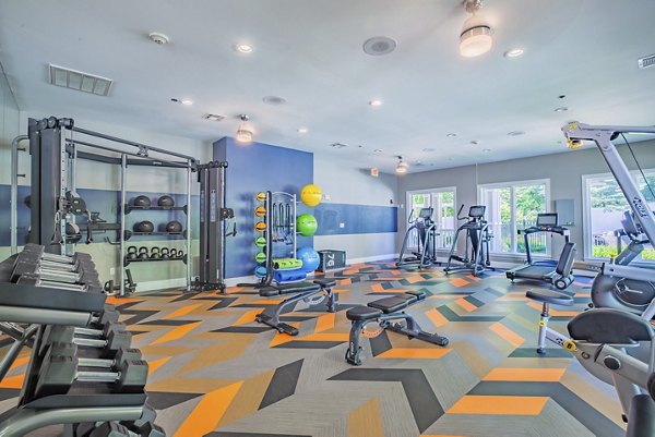 fitness center at Villas at Old Concord Apartments